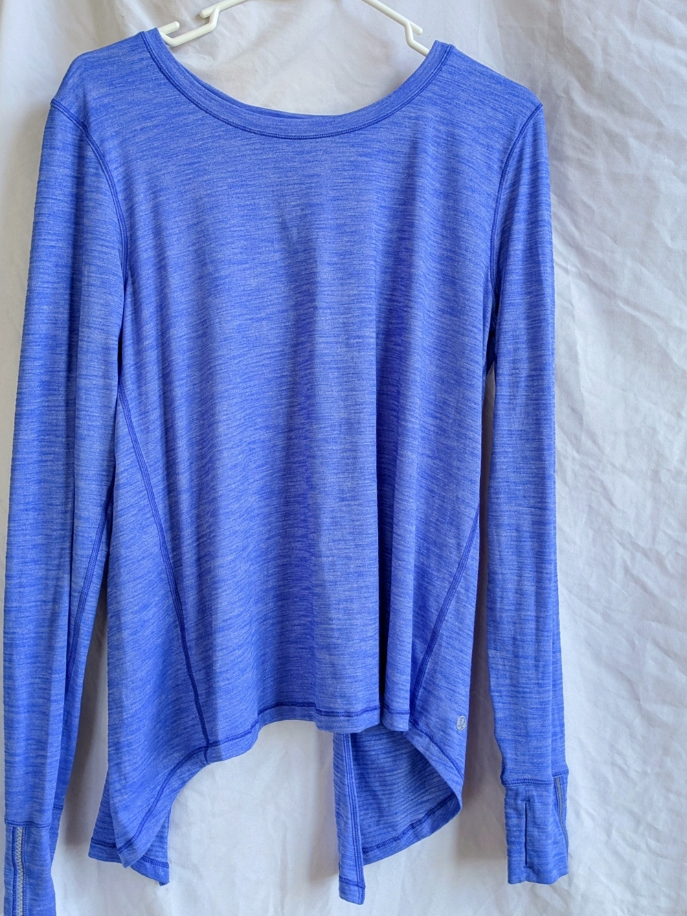 lululemon athletica Heathered Periwinkle Long-Sleeve Performance Top
